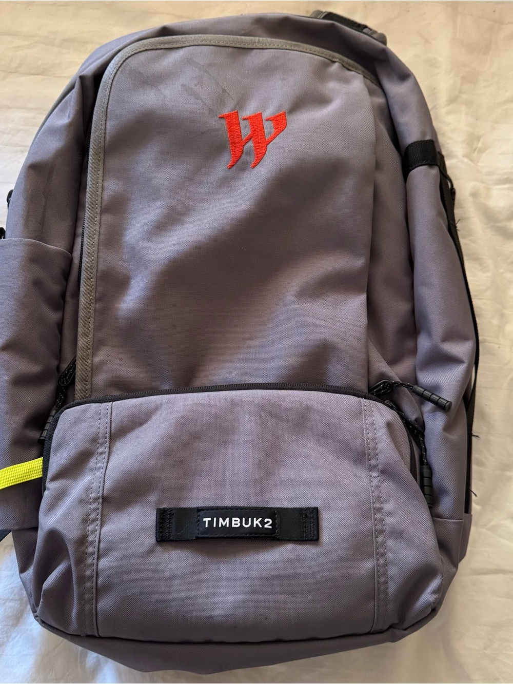 Timbuk2 Gray Q Laptop Backpack 2.0 with a W logo